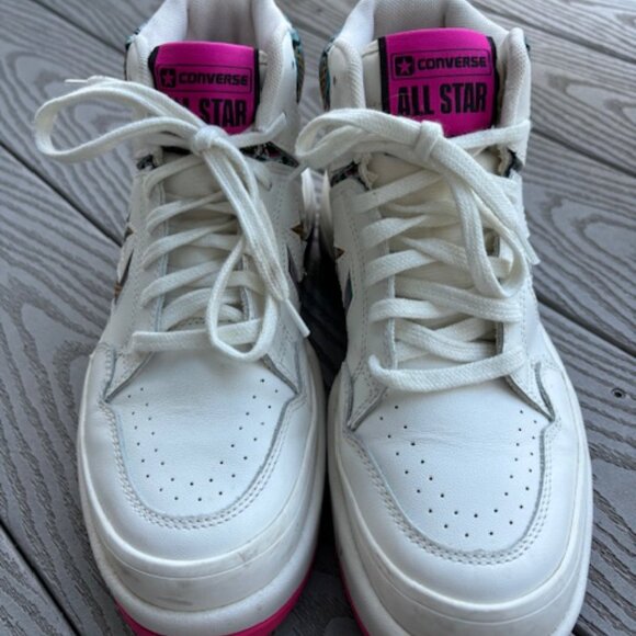 Converse Weapon CX 90s Mid Lifestyle Marbled Throwback Sneakers Size 7.5 - Picture 3 of 7